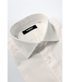 Baldinini Trend White Cotton Men's Shirt