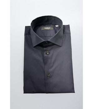Baldinini Trend Black Cotton Shirt