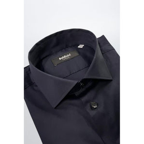 Baldinini Trend Black Cotton Shirt