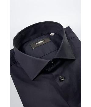 Baldinini Trend Black Cotton Shirt