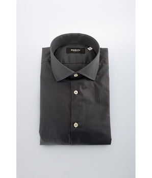 Baldinini Trend Gray Cotton Shirt