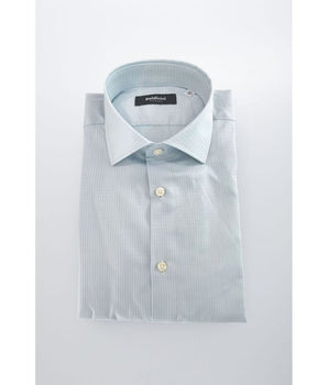Baldinini Trend Light Blue Cotton Shirt