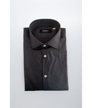 Baldinini Trend Gray Cotton Shirt