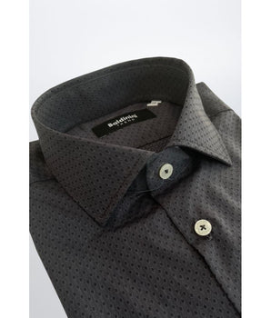 Baldinini Trend Gray Cotton Shirt