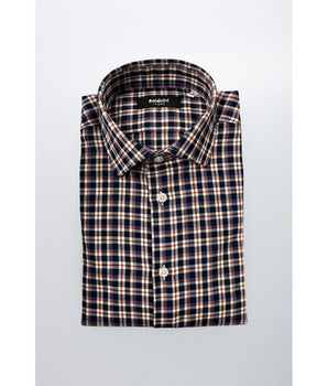 Baldinini Trend Multicolor Cotton Men Shirt
