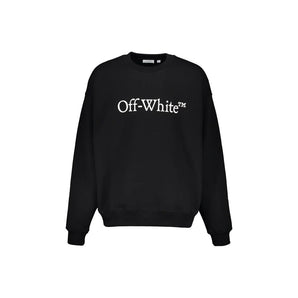 Off-White Black Cotton Sweatshirt