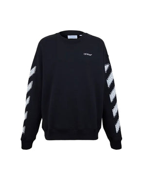Off-White Black Cotton Sweatshirt