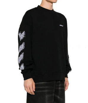 Off-White Black Cotton Sweatshirt