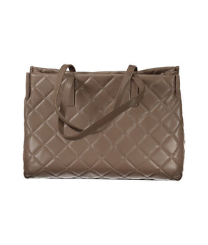 Mario Valentino Brown Polyethylene Handbag