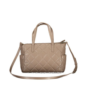 Mario Valentino Brown Polyethylene Handbag