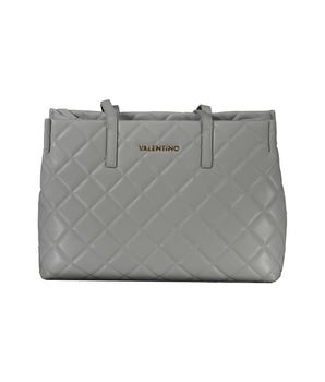 Mario Valentino Gray Polyethylene Handbag