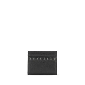 Valentino Garavani Black Calf Leather Bos Taurus Wallet