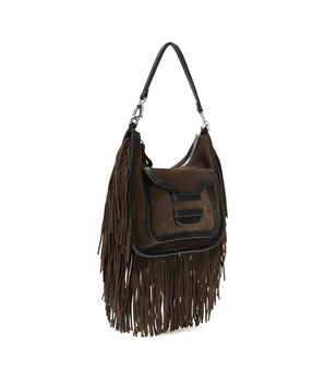 Pierre Hardy Brown Calf Leather Bos Taurus Shoulder Bag