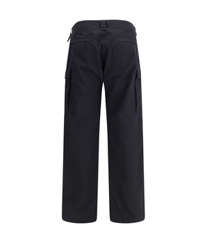 Balenciaga Black Cotton Cargo Pants