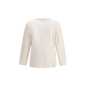 Lardini Cream Wool Coat