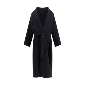 Tom Ford Black Fleece Wool Coat