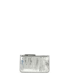 Margiela Silver Calf Leather Bos Taurus Wallet
