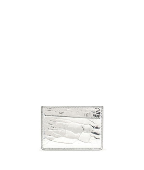 Margiela Silver Leather Wallet