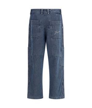 Jacquemus Blue Cotton Jeans Denim