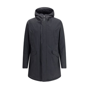 Herno Black Polyester Parka