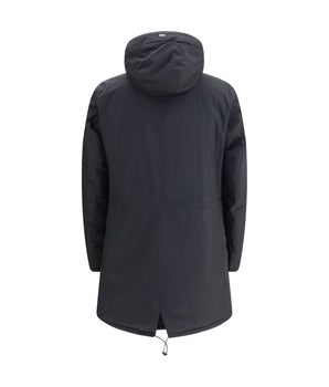 Herno Black Polyester Parka