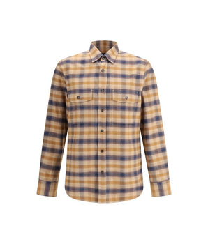 Brioni Multicolor Cotton Pattern Shirt