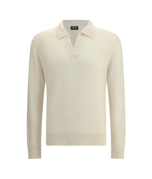 ZEGNA White Cashmere Shirt