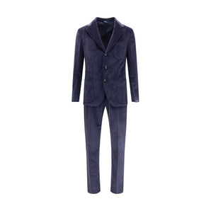 Blue Cotton Two-Piece Capri Gi Suit