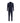 Gi Capri Blue Fleece Wool Two-Piece Suit