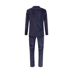 Blue Cotton Two-Piece Capri Gi Suit