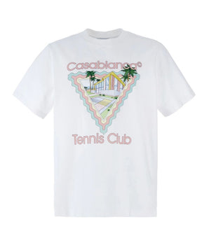 Casablanca White Cotton T-Shirt