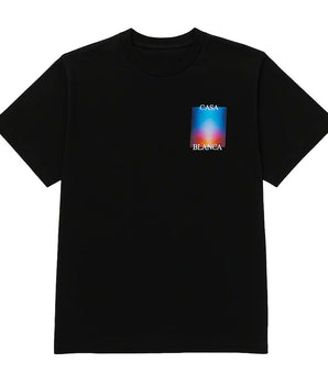 Casablanca Black Cotton T-Shirt