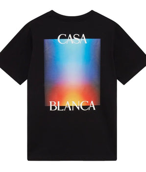 Casablanca Black Cotton T-Shirt