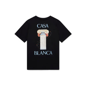 Casablanca Black Cotton T-Shirt