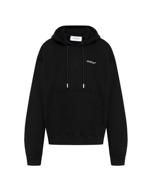 Off-White Black Cotton Sweatshirt