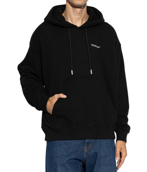 Off-White Black Cotton Sweatshirt