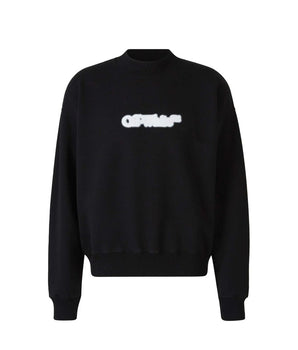 Off-White Black Cotton Sweatshirt