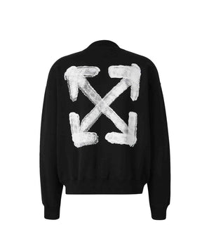Off-White Black Cotton Sweatshirt