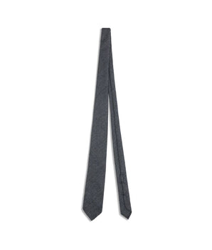 Brioni Gray Wool Tie