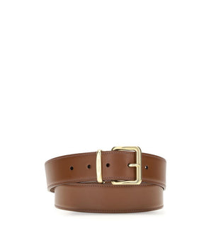 Miu Miu Brown Calf Leather Bos Taurus Regular Belt