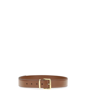 Miu Miu Brown Calf Leather Bos Taurus Regular Belt