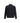 Laneus Black Merino Wool Bomber