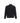 Laneus Black Merino Wool Bomber