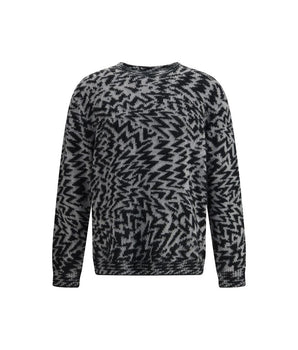 Laneus Gray Wool Sweatshirt