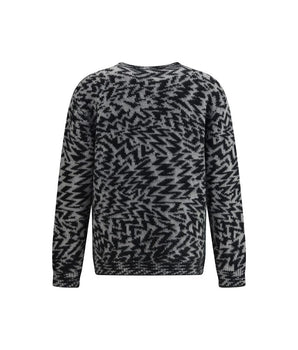 Laneus Gray Wool Sweatshirt