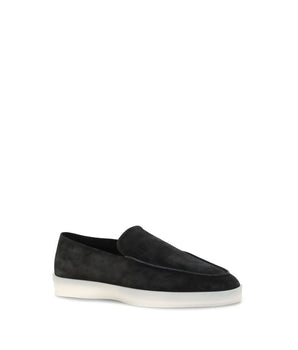 Fear Of God Black Leather Slip-On Loafers