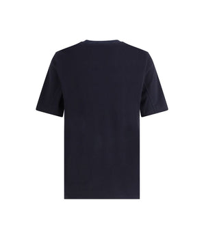 Brunello Cucinelli Blue Cotton T-Shirt