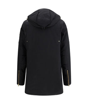 Moose Knuckles Black Cotton Parka