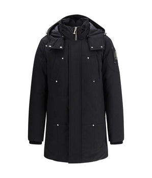 Moose Knuckles Black Cotton Parka
