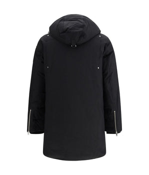 Moose Knuckles Black Cotton Parka